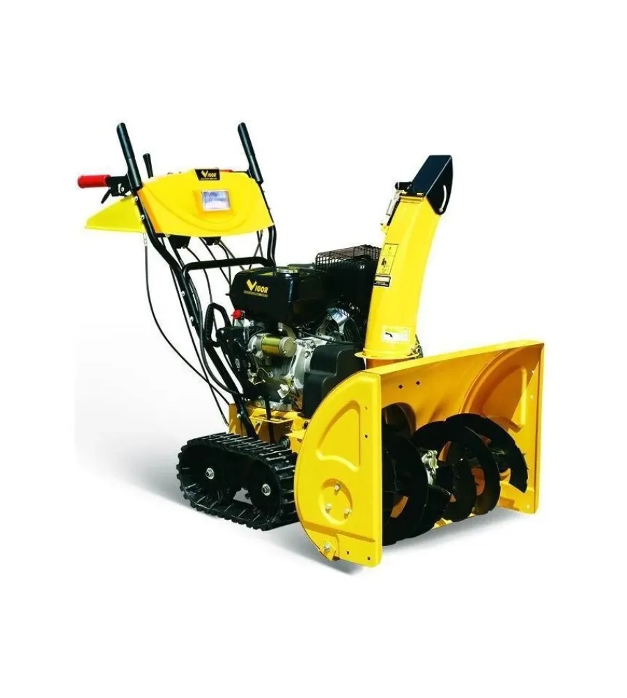 Pulizia Neve|Spazzaneve cingolato a motore con turbina " snowy 110 " - vigor.