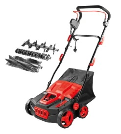 Valex Attrezzatura Giardinaggio|Spazzatrice, arieggiatrice, scarificatore elettrico "twister 1800" larghezza lavoro 38 cm 1800 w
