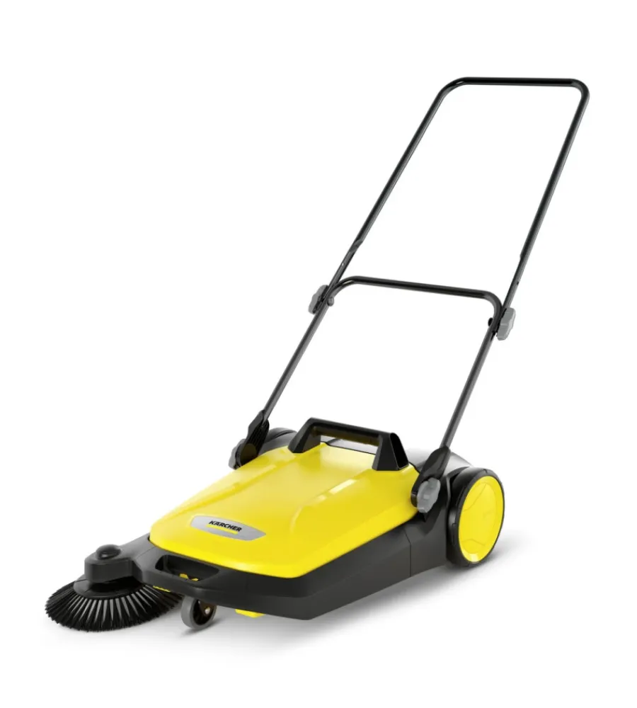 Outlet Spazzatrice manuale "s4" con una spazzola laterale raggio 51 cm 20 l Attrezzatura Giardinaggio