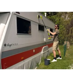 Ryobi Attrezzatura Giardinaggio|Spazzola rotante telescopica 18v - r18tps - - solo corpo macchina