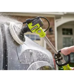 Attrezzatura Giardinaggio-Ryobi Spazzola telescopica con risciaquo - rwts18-0 - - solo corpo macchina