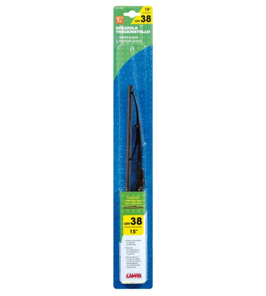 Chimico Pulizia-Lampa Spazzola tergicristallo singola cm.38 19062