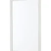 Hot Specchio da bagno con cornice effetto legno bianco, 60x80cm Accessori Bagno