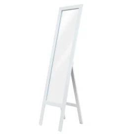 Decorazione Pareti-BellaHome Specchio da terra con cornice bianco 33x150 cm