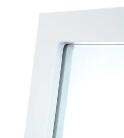Decorazione Pareti-BellaHome Specchio da terra con cornice bianco 33x150 cm