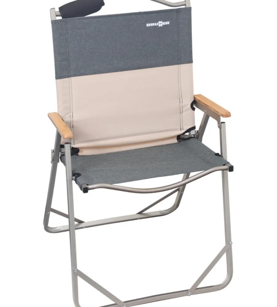 Spiaggina pieghevole "ikaro ultralight" grigio e rosa 54x65x89 cm Campeggio