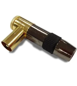 Antenne E Impianti Tv Sat- Spina blindata a gomito 9.5 mm. maschio