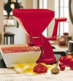 Conservazione Alimenti- Spremipomodoro manuale "master" in polipropilene rosso