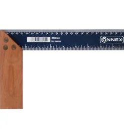 Strumenti Di Misurazione- Squadra manico legno 300 mm.