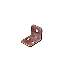 Best Squadretta per armadi bronzata 22 x 28 x 21 spessore 2 mm. - 4 pz. Sistemi Di Fissaggio