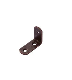 New Squadretta reggipiani bronzata 20 x 30 x 12 spessore 2 mm. - 4 pz. Sistemi Di Fissaggio