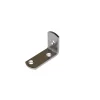 Sistemi Di Fissaggio- Squadretta reggipiani nichelata 25 x 35 x 15 spessore 2 mm. - 4 pz.