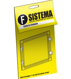 Tessile D'Arredo|Staffa fissaggio a muro a l sistema 4 pezzi