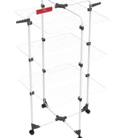Accessori Lavanderia-Vileda Stendibiancheria verticale "mixer 3" in acciaio, 71x71x132 cm
