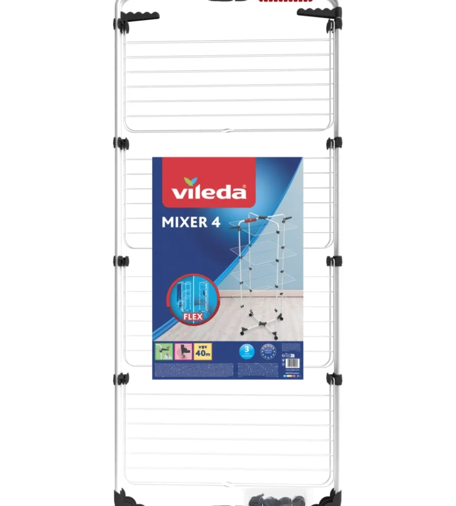 Sale Stendibiancheria verticale "mixer 4" 71x71x169 cm Accessori Lavanderia
