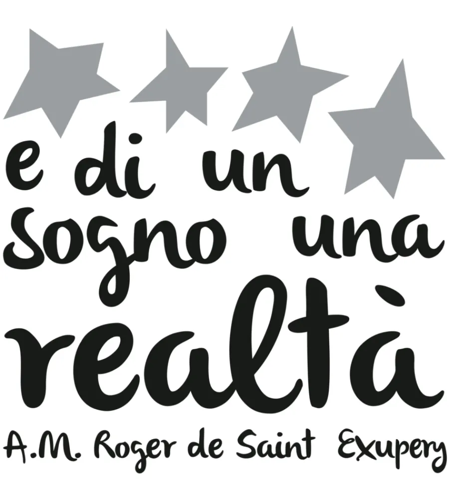 Decorazione Pareti- Stickers decorazione murale "sogno e realta" - decoro crearreda.