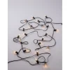 Illuminazione Per Esterno- Stringa led a energia solare "picnic" nera 7.6 m, 0.3 w, 25xe12
