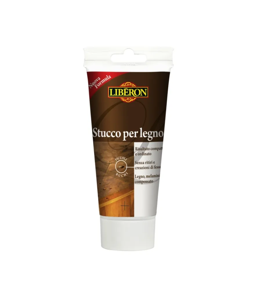 Stucchi Legno-V33 Stucco per legno all'acqua - noce chiaro - 50 grammi
