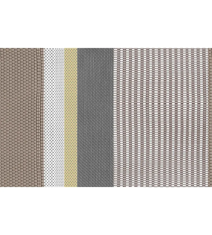 Campeggio-Brunner Stuoia da campeggio "kinetic 500" a righe marrone 300x500 cm