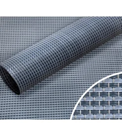 Outlet Stuoia da campeggio "kinetic 600" blu e grigio 250x400 cm Campeggio