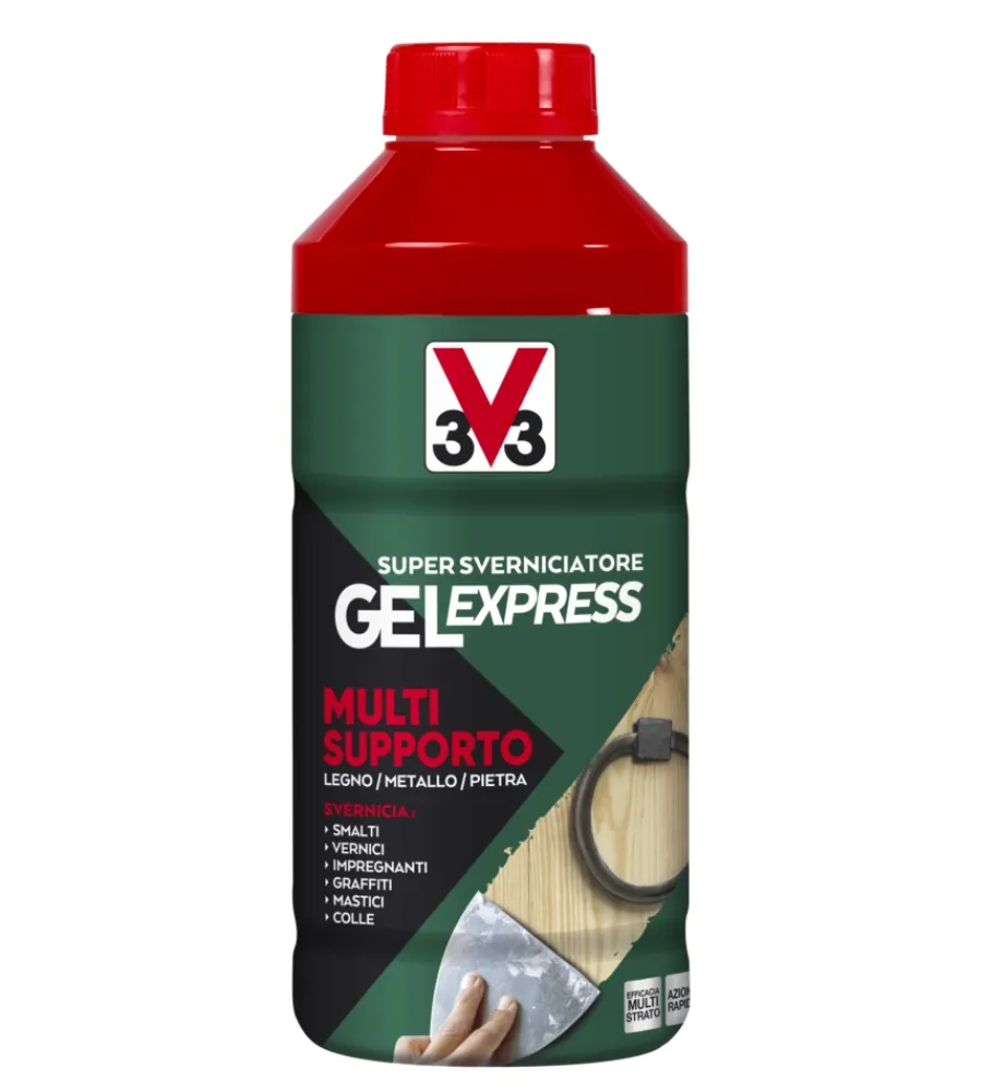 Sverniciatori-V33 Super sverniciatore gel express multisupporto - trasparente - 1 litri
