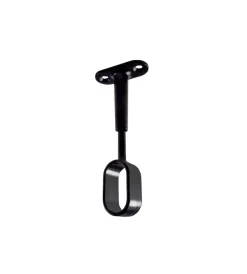 Ferramenta Per Mobili E Infissi|Supporti centrali per tubo ovale - nero
