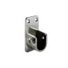 Outlet Supporti laterali per tubo ovale in zama cromata 2 pz. Ferramenta Per Mobili E Infissi