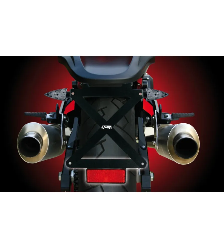 Moto-Lampa Supporto catarifrangente targa moto 90145