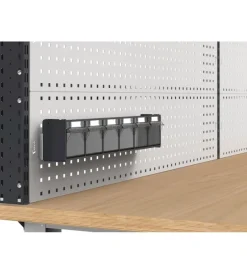 Officina E Garage|Supporto per cassettiera fami "visual box" per pannello foro quadro 60,2x3,2x7,3 cm
