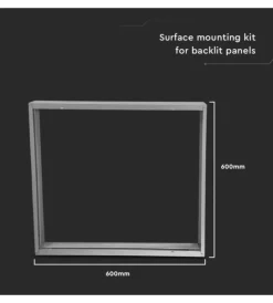 Illuminazione Per Interno- Supporto per montaggio a plafone pannelli led 60x60