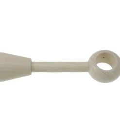 Supporto regolabile per bastone ø28mm con viti e tasselli sbiancato. Tessile D'Arredo