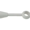 Sale Supporto regolabile per bastone ø28mm con viti e tasselli  laccato bianco. Tessile D'Arredo