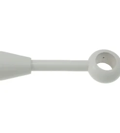 Sale Supporto regolabile per bastone ø28mm con viti e tasselli  laccato bianco. Tessile D'Arredo