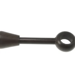 Outlet Supporto regolabile per bastone ø28mm con viti e tasselli - colore noce. Tessile D'Arredo