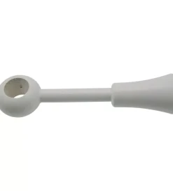 Discount Supporto regolabile per bastone ø23mm con viti e tasselli - colore bianco. Tessile D'Arredo