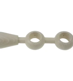 Best Supporto regolabile per doppio bastone ø28mm con viti e tasselli - colore teak. Tessile D'Arredo