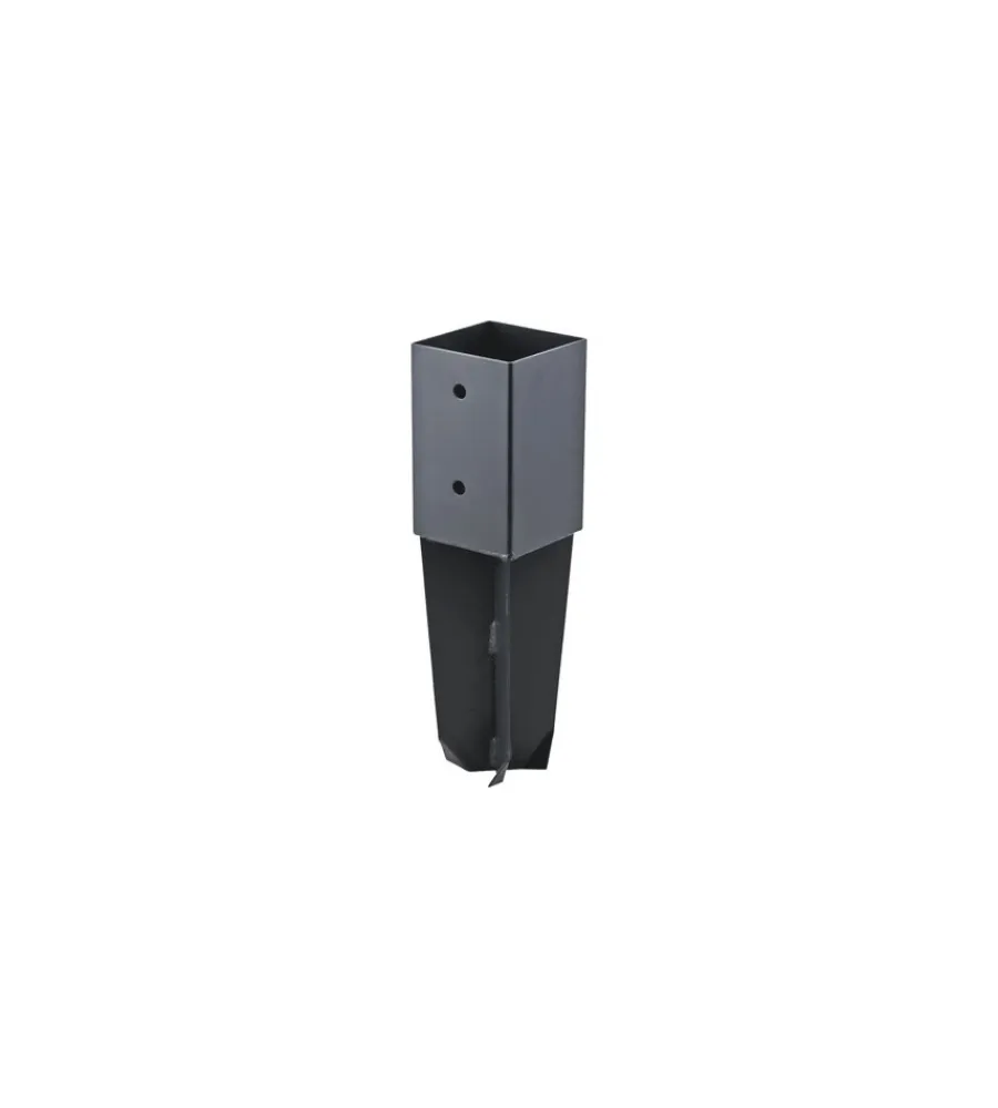 Ferramenta Per Esterno-Suki Supporto verticale per ancoraggi a terra antracite, 91x91 mm -