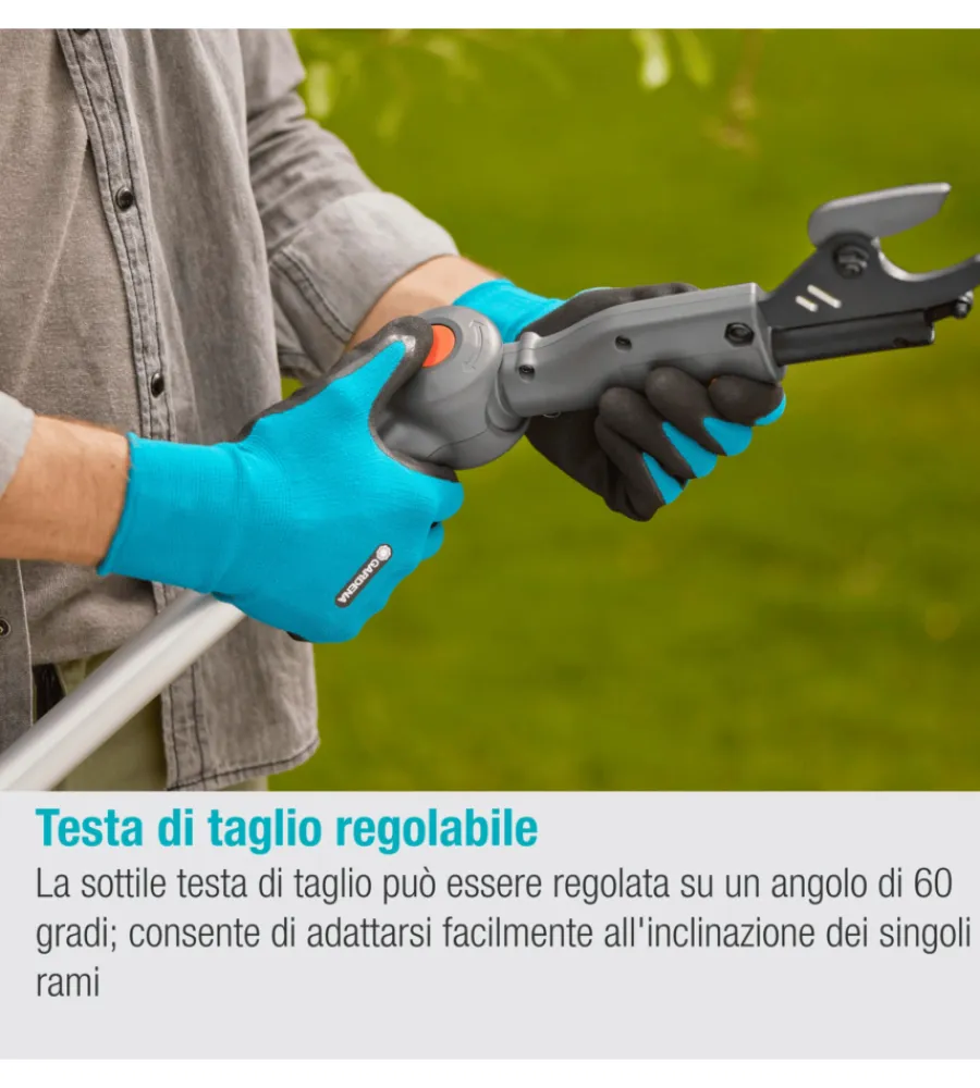 Best Svettatio telescopico a batteria "highcut 360" taglio 28 mm 18v 2ah Potatori