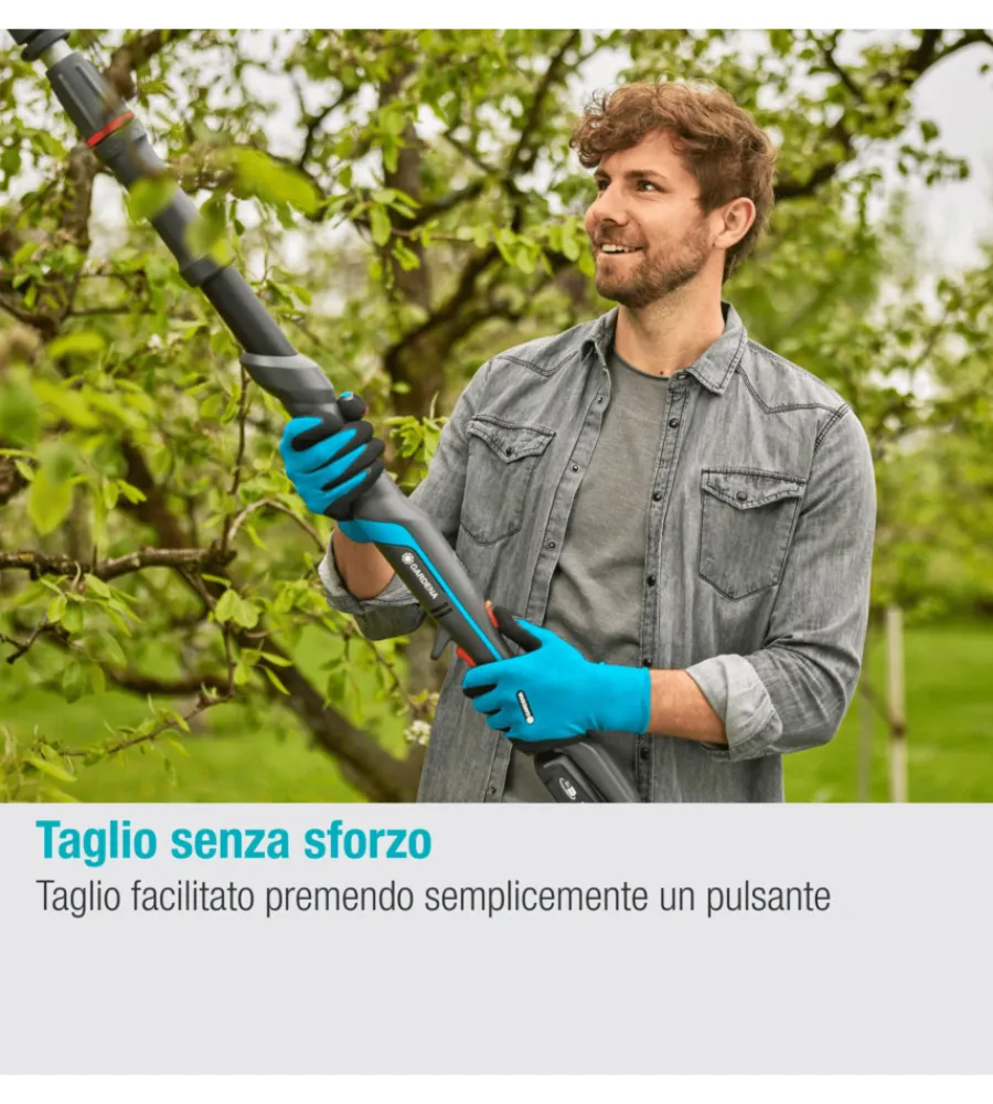 Sale Svettatoio telescopico a batteria "highcut" taglio 28 mm 18v 2,0ah Potatori