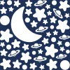 Decorazione Pareti- Taccastacca stickers glow m brillastelle  - decoro crearreda.
