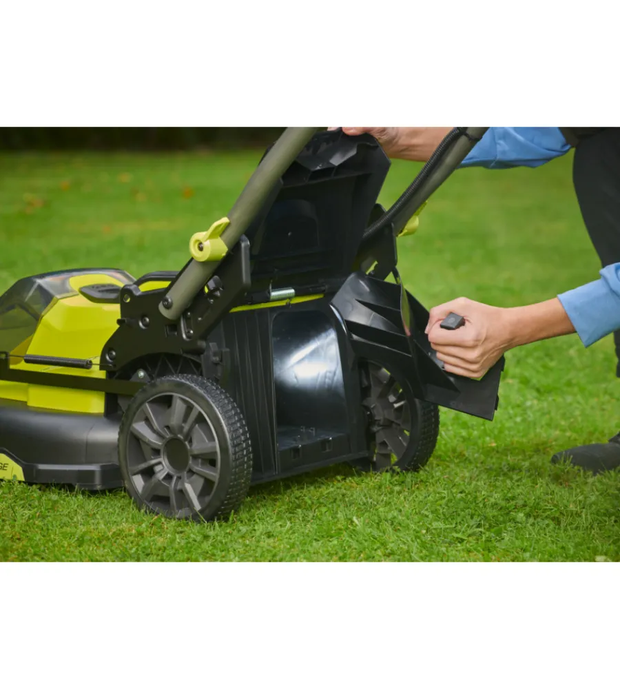 Ryobi Tagliaerba|Tagliaerba a batteria "ry18lmx40c-240" taglio 40 cm 18v, due batterie 4.0ah incluse