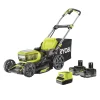 Best Tagliaerba a batteria "ry18lmx46a-250" taglio 46 cm 18v, due batterie 5.0ah incluse Tagliaerba