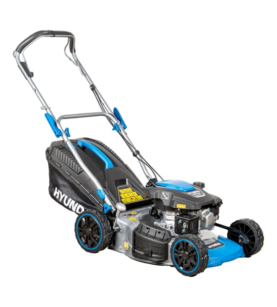 Tagliaerba-Hyundai Tagliaerba a scoppio trazionato "65810" taglio da 43 cm 150cc