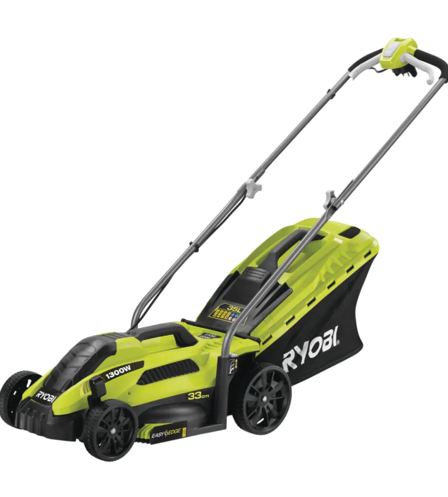 Ryobi Tagliaerba|Tagliaerba elettrico "rlm13e33s" larghezza taglio 33 cm 1300 w