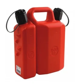 Attrezzatura Giardinaggio- Tanica doppia benzina-olio 3,50 l. + 1,50