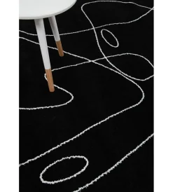 Best Tappeto "atelier" nero, 200x290 cm Tessile D'Arredo