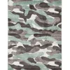 Tappeto "camouflage" grigio, 230x160 cm Tessile D'Arredo