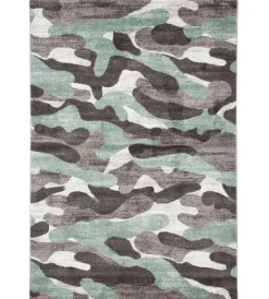 Tappeto "camouflage" grigio, 230x160 cm Tessile D'Arredo