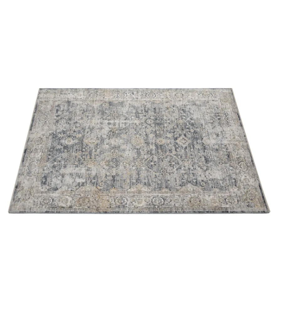 Tessile D'Arredo- Tappeto "caravan" blu grigio, 230x160 cm