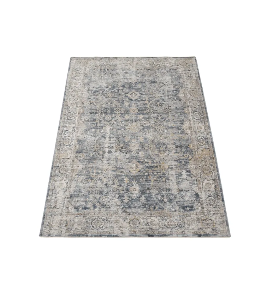 Tessile D'Arredo- Tappeto "caravan" blu grigio, 230x160 cm